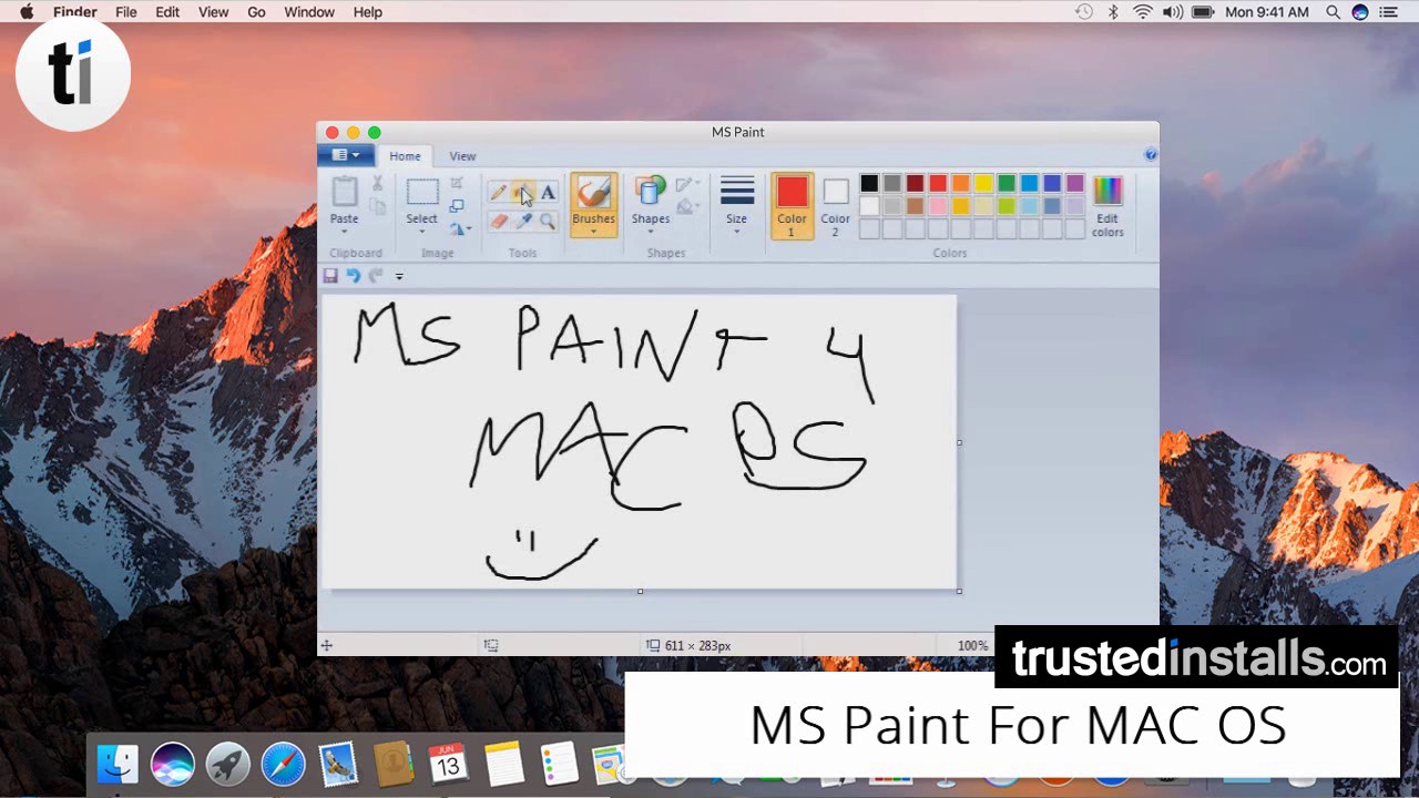 what is the equivalent of microsoft paint on mac